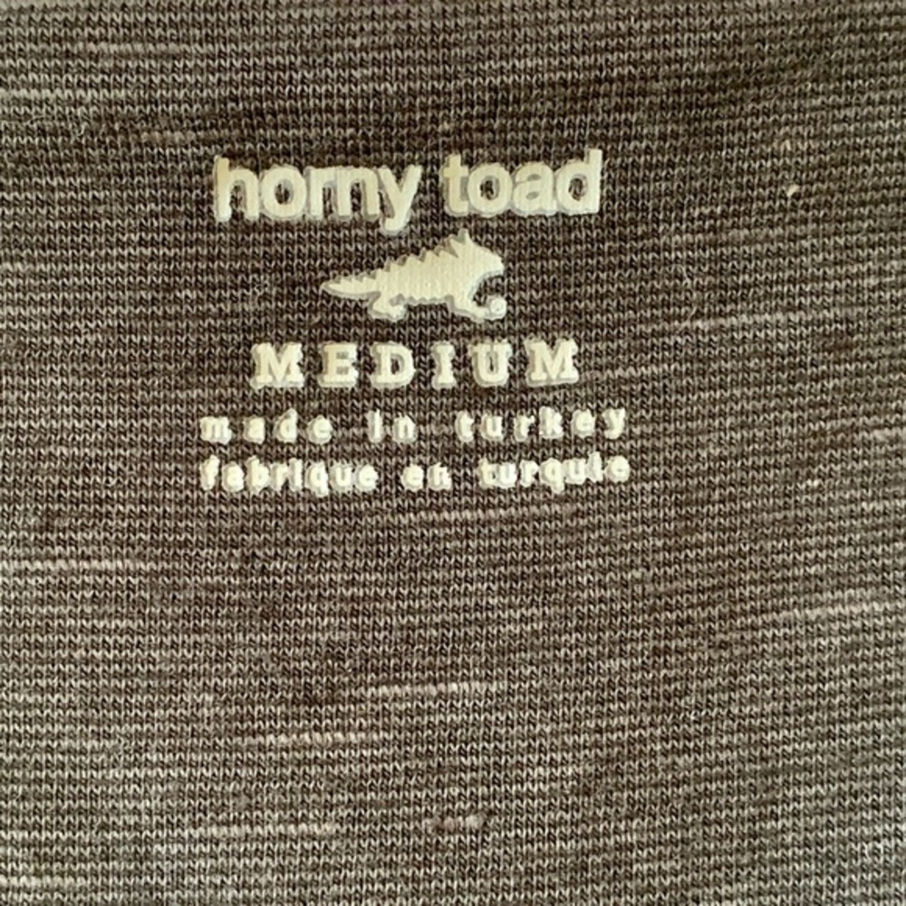 Horny Toad Charcoal Gray Cap Sleeve Knee Length Dress Size Medium - Picture 7 of 10